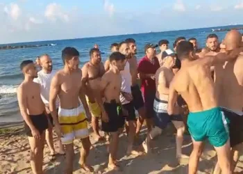Plajda şortunu indirdiği iddia edilen şahıslar darp edildi
