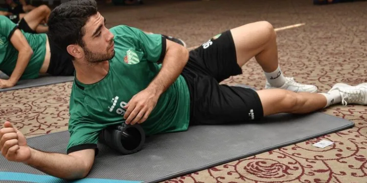 Bursaspor yağmur nedeniyle salonda çalıştı