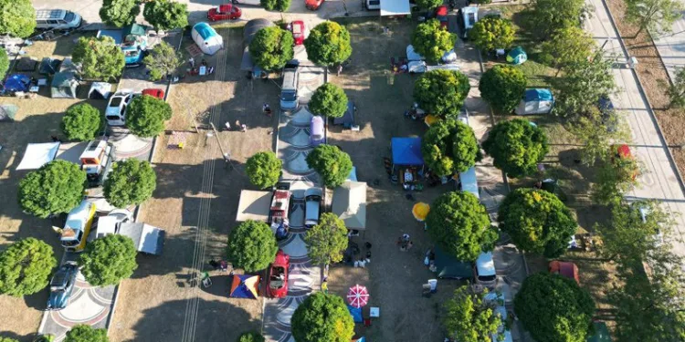 Harmancık’taki kamp ve karavan alanına ilgi büyük