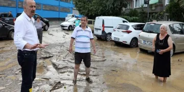 Mudanya Belediyesi’nden sel sonrası müdahale