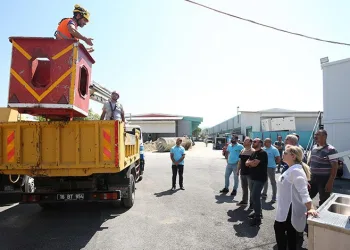 Nilüfer Belediyesi çalışanlarına yüksekte çalışma eğitimi