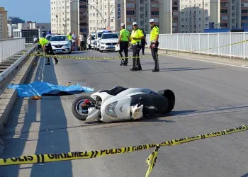 Samsun’da kamyonun çarptığı elektrikli bisikletin sürücüsü öldü
