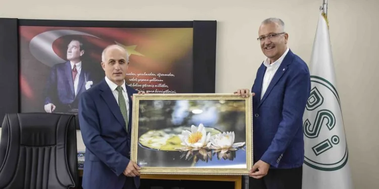 Başkan Özkan’dan Şayan’a ‘hayırlı olsun’ ziyareti