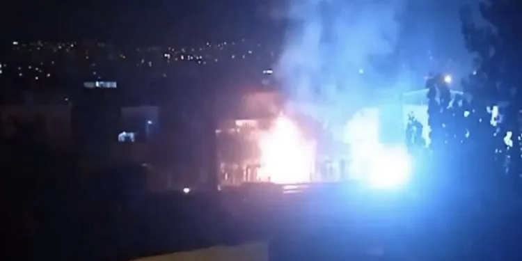 Bursa’da trafo alev alev yandı