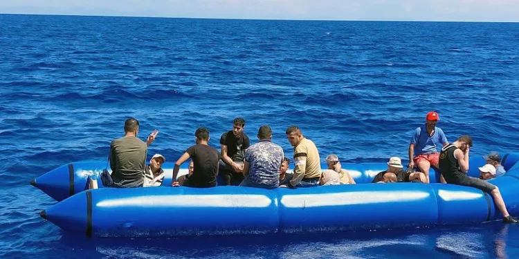 Marmaris’te 18 düzensiz göçmen kurtarıldı