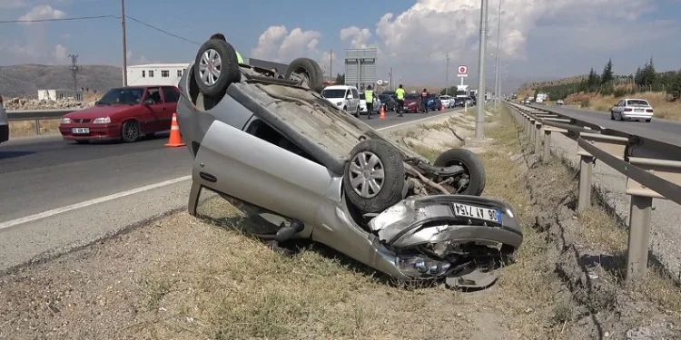 Tokat’ta düğün yolunda feci kaza