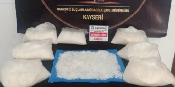 Kayseri’de 4 milyon TL’lik uyuşturucu ele geçirildi