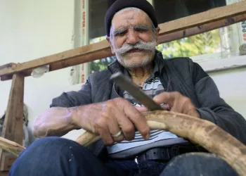 Görmeyen gözleriyle binlerce fidan yetiştirdi