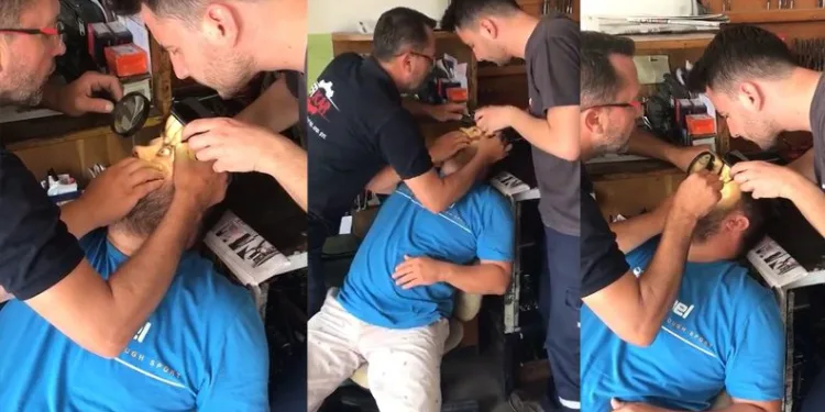 Hastanede bulamadığı şifayı tornacıda buldu