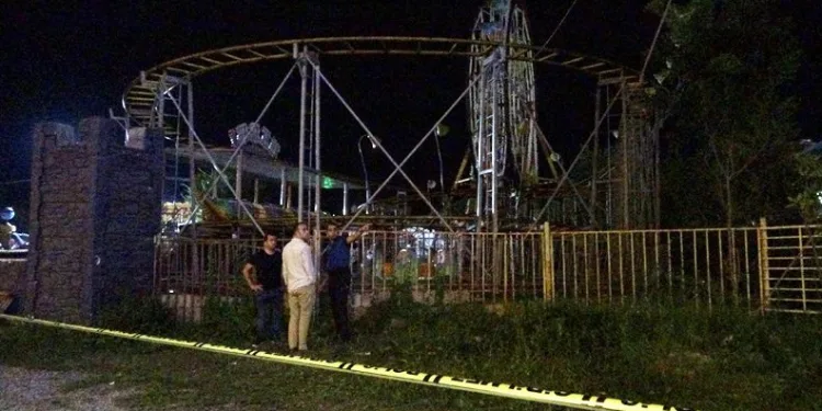 Lunapark kazası! 1 polis öldü