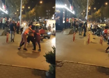 Bursa’da çorbacıda çıkan kavga sokağa taştı