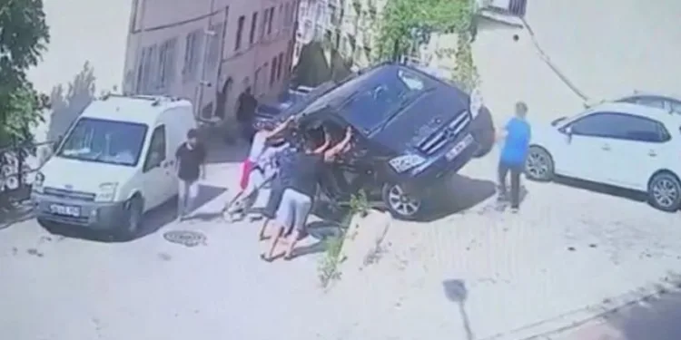 Bursa’da hareket eden minibüsü böyle tuttular