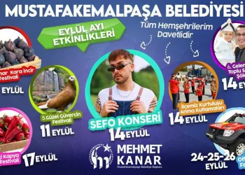 Mustafakemalpaşa’da Eylül dolu dolu geçecek