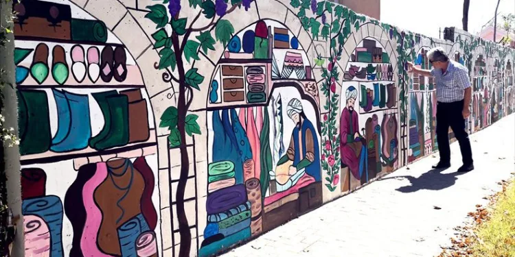 Osmangazi sokakları sanatla renkleniyor