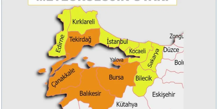 Marmara Bölgesi için uyarılar peş peşe geliyor
