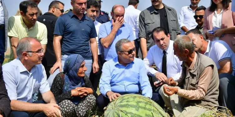 Diyarbakır’da 121 ton karpuz hasadı başladı
