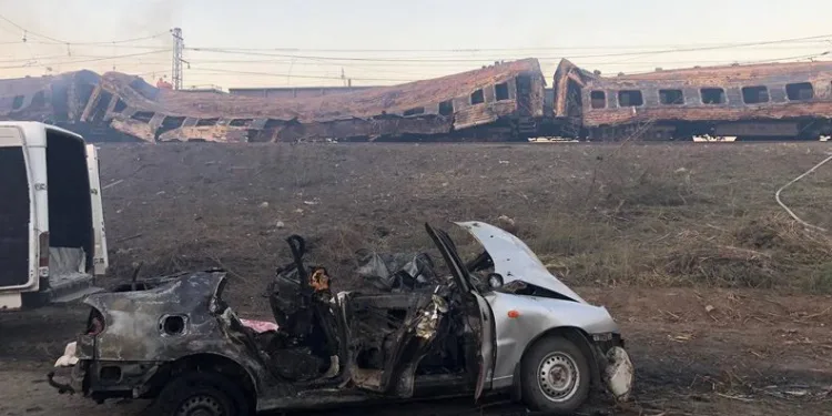 Rusya tren istasyonunu vurdu:22 ölü