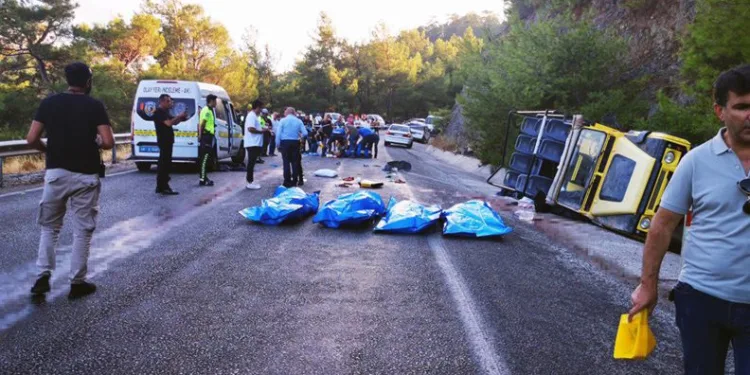 Marmaris’te kazada ölenlerin kimlikleri belirlendi