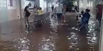 Ege Üniversitesi Hastanesi’ni su bastı