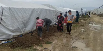 Bursa’da sağanaktan etkilenen bölge görüntülendi
