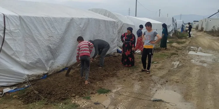 Bursa’da sağanaktan etkilenen bölge görüntülendi