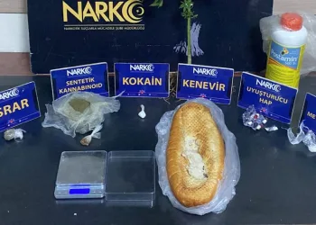 Ekmek arasında uyuşturucu sevkiyatı
