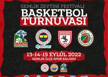 Gemlik zeytini basketbol turnuvası programı belli oldu