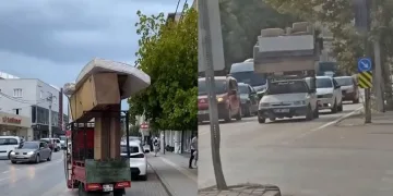 Bursa’da tehlikeli yolculuk