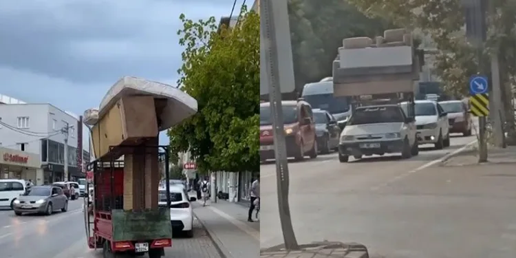 Bursa’da tehlikeli yolculuk