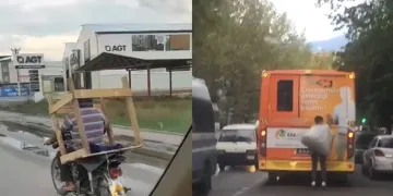Bursa’da trafikte tehlikeli yolculuk