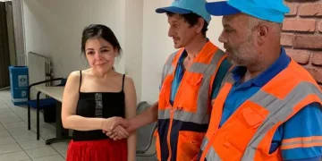 Bursa’da temizlik görevlisinden örnek hareket