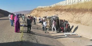 Erzurum’da feci kaza