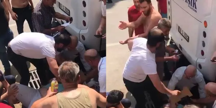 Bursa’da motosiklet sürücüsü otobüse çarptı