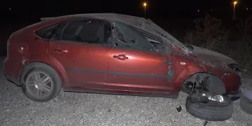 Kırıkkale’de otomobil metrelerce savruldu: 3 yaralı