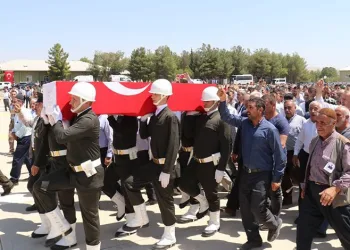 Şehit Teğmen Ömer Bağra için Siirt’te tören düzenlendi