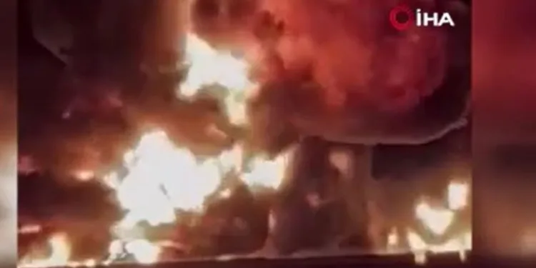 Suriye’de akaryakıt tankerleri çarpıştı: 1 ölü, 3 yaralı