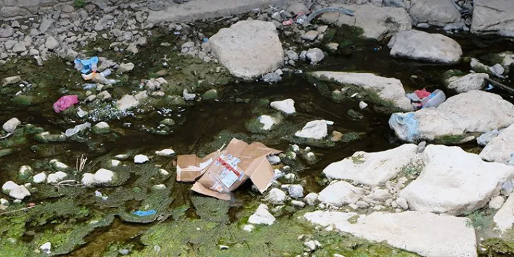 Gümüşhane’nin Harşit Çayı çöplüğe döndü
