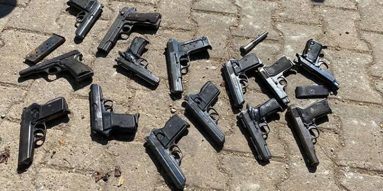 Gaziantep’te otomobilden cephane çıktı