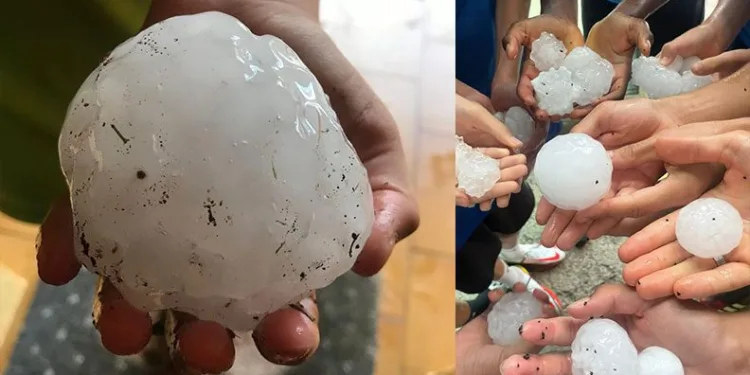 İspanya’da tenis topu büyüklüğünde dolu yağdı