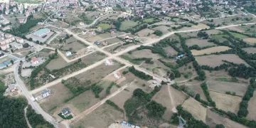 İnegöl’de 4 kilometre yeni yol hattı