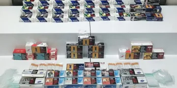 Samsun’da 16 bin 240 dal makaron ele geçirildi