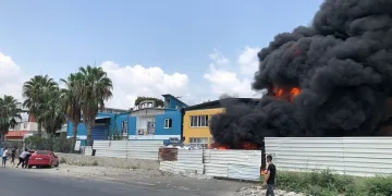 Mersin’de geri dönüşüm tesisinde yangın