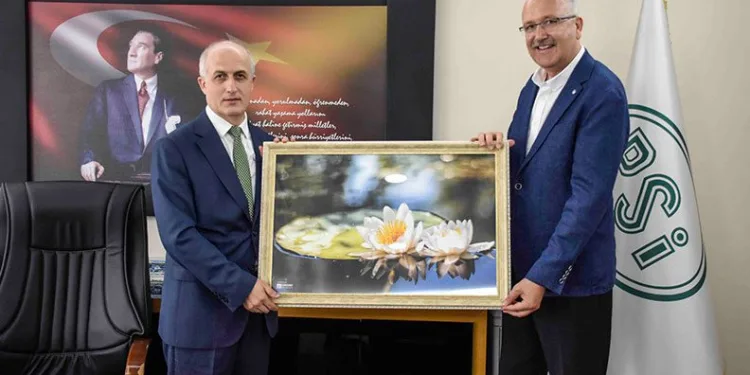 Başkan Özkan’dan Şayan’a ‘hayırlı olsun’ ziyareti