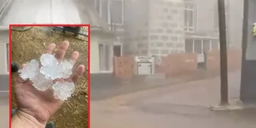 Balıkesir’de dolu yağışı