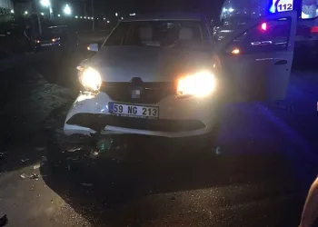 Tekirdağ’da trafik kazası: 1 yaralı