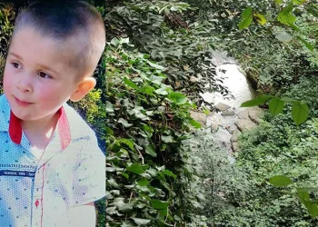 4 yaşındaki çocuk dereye yuvarlandı