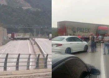 Bursa’da yağmur beraberinde kazayı da getirdi