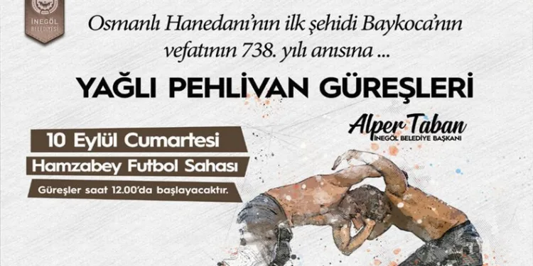 İnegöl’de yağlı pehlivan güreşleri başlıyor