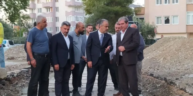 Başkan Aktaş Mudanya’da incelemelerde bulundu