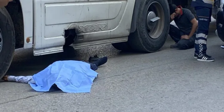 Bursa’da TIR’ın altında kalan adam öldü